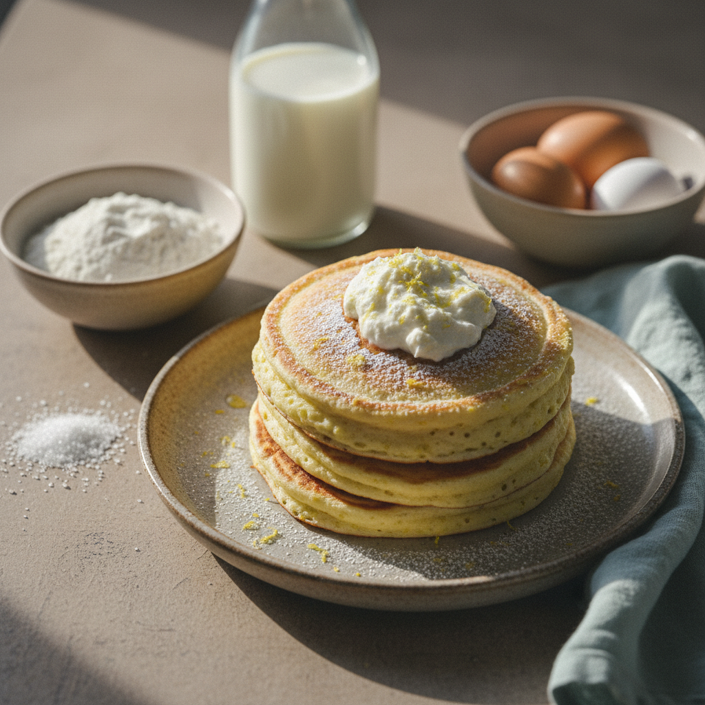 Lemon Ricotta Pancakes