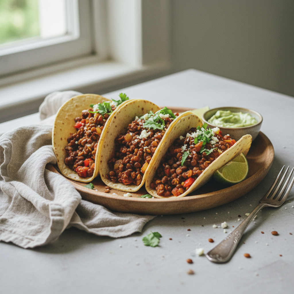Vegan Ancho Lentil Tacos: Smoky & High-Protein Recipe